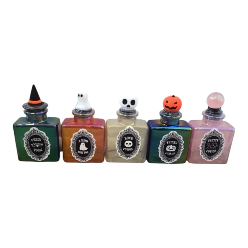 Halloween Potion Bottles Set of 5 New Release